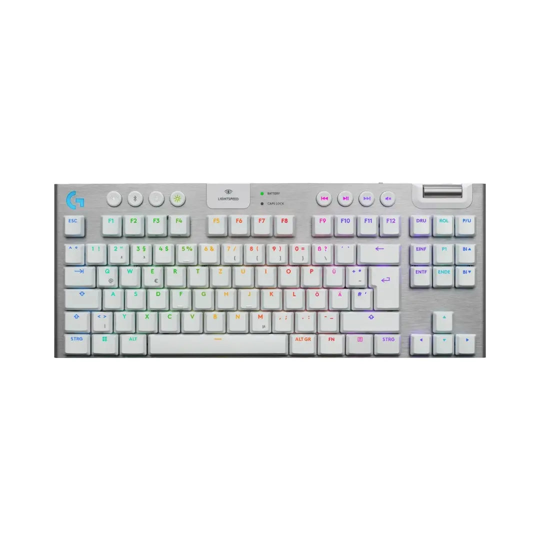 Logitech Clavier Sans Fil Gaming G915X TKL Lightspeed (Tactile Version) – Blanc (920-012737) Connecto.ma